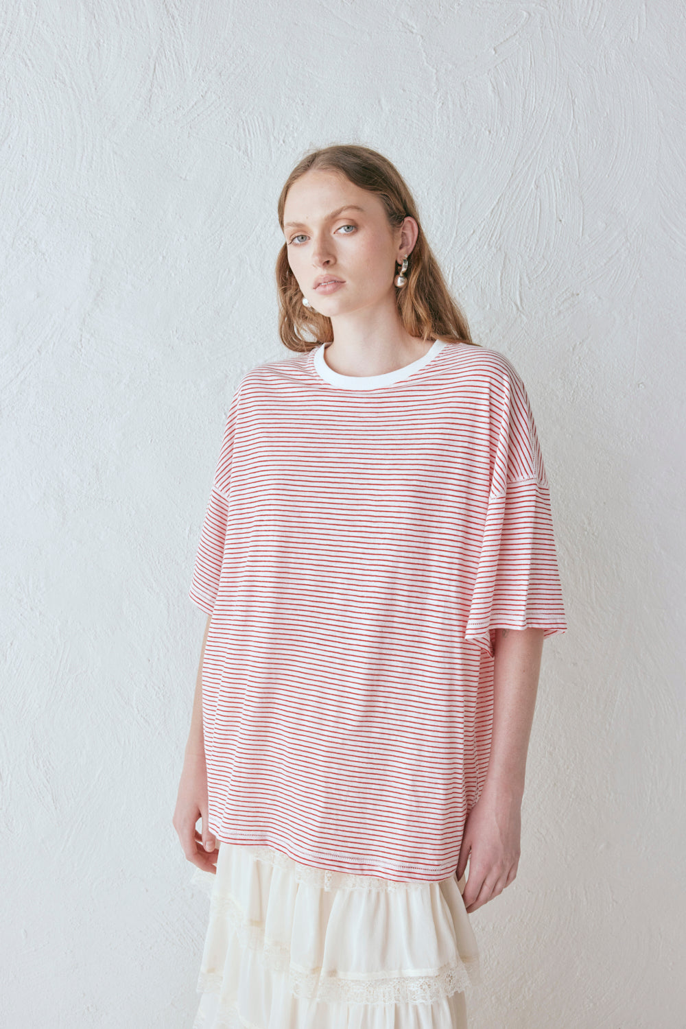 Willow Tee Red Stripe | VRG GRL near me