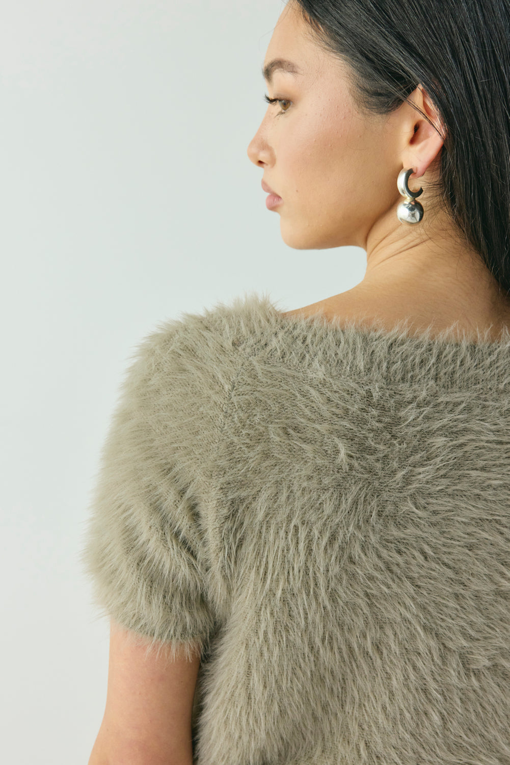 Nadine Knit Top Smoke | VRG GRL online