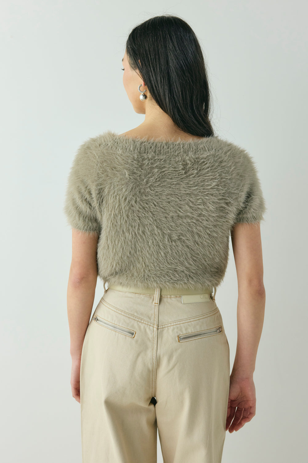 Nadine Knit Top Smoke | VRG GRL online
