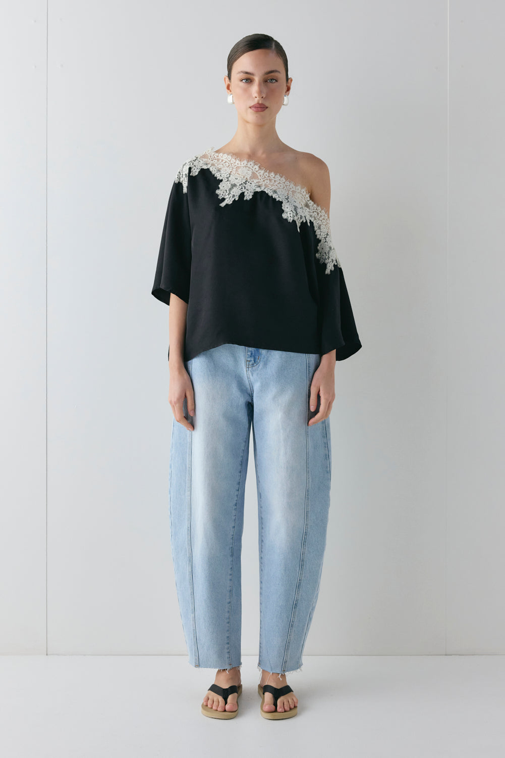 Miette Lace Top Black | VRG GRL US