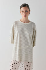Willow Tee Grey Stripe | VRG GRL discount