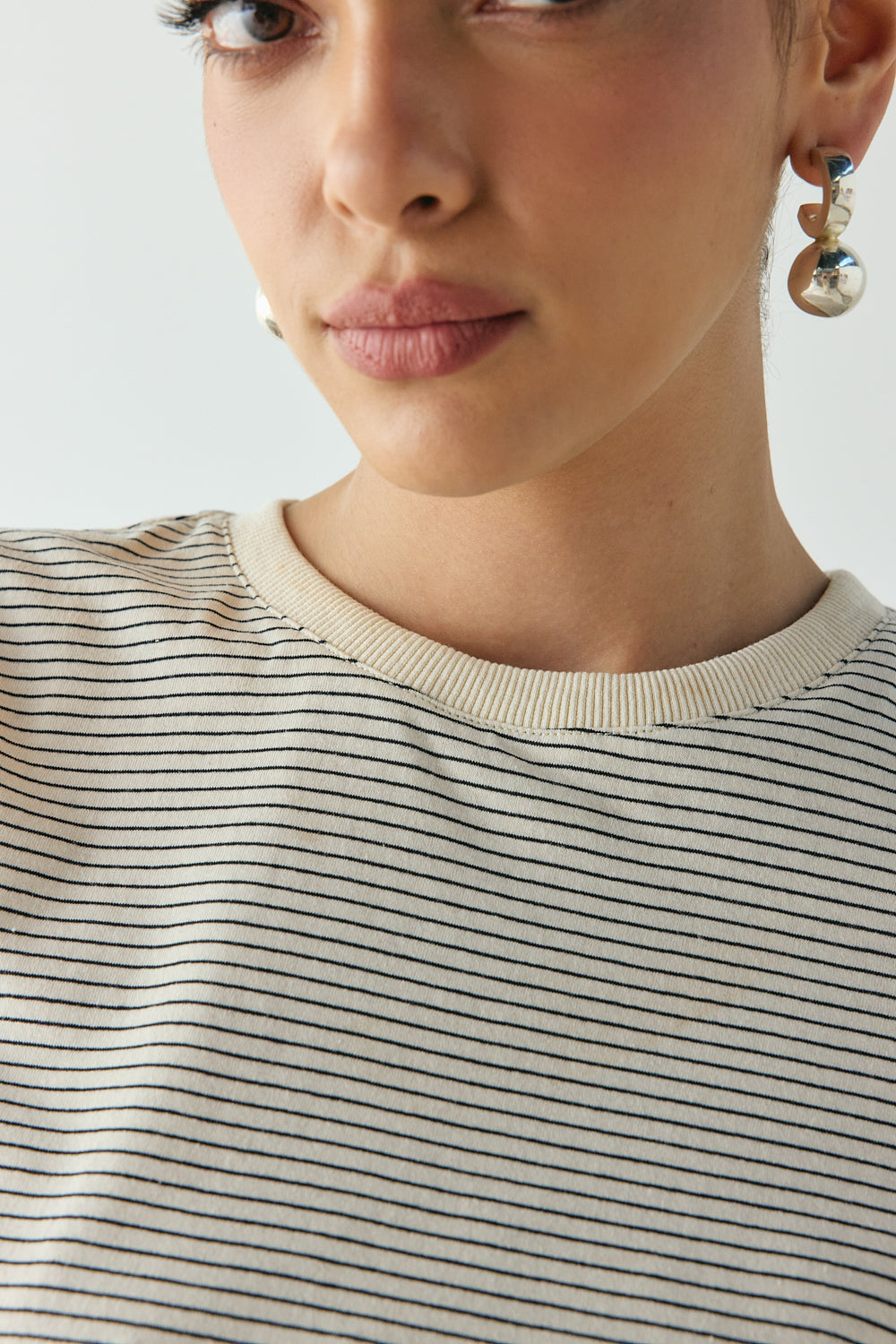 Lennox Tee Black Stripe | VRG GRL near me