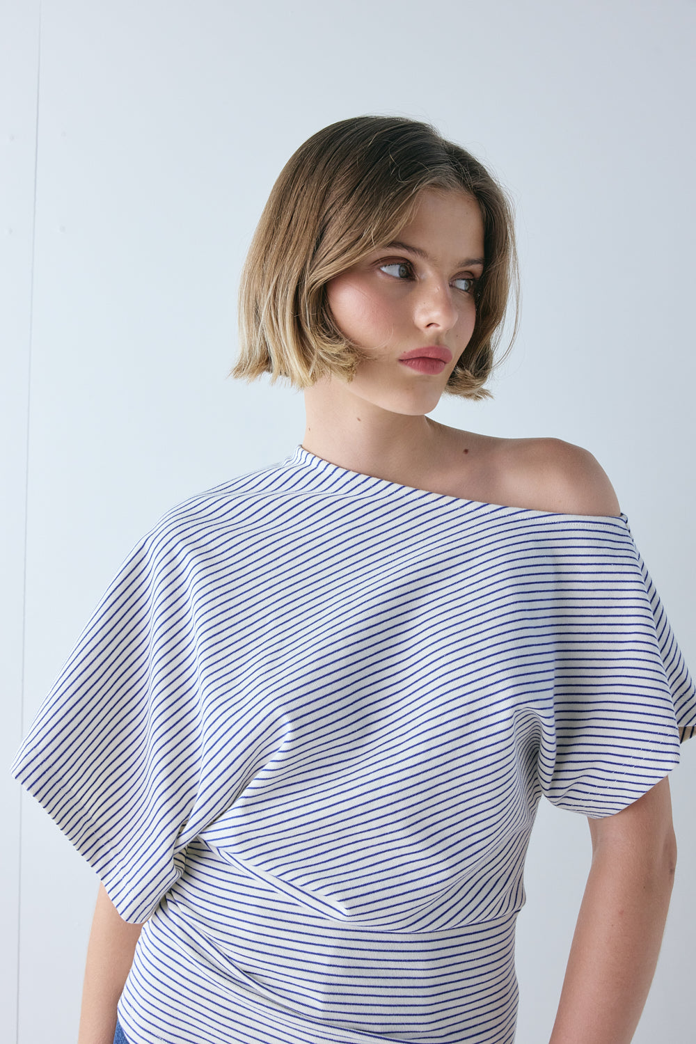 Liv Top Cobalt Stripe | VRG GRL discount