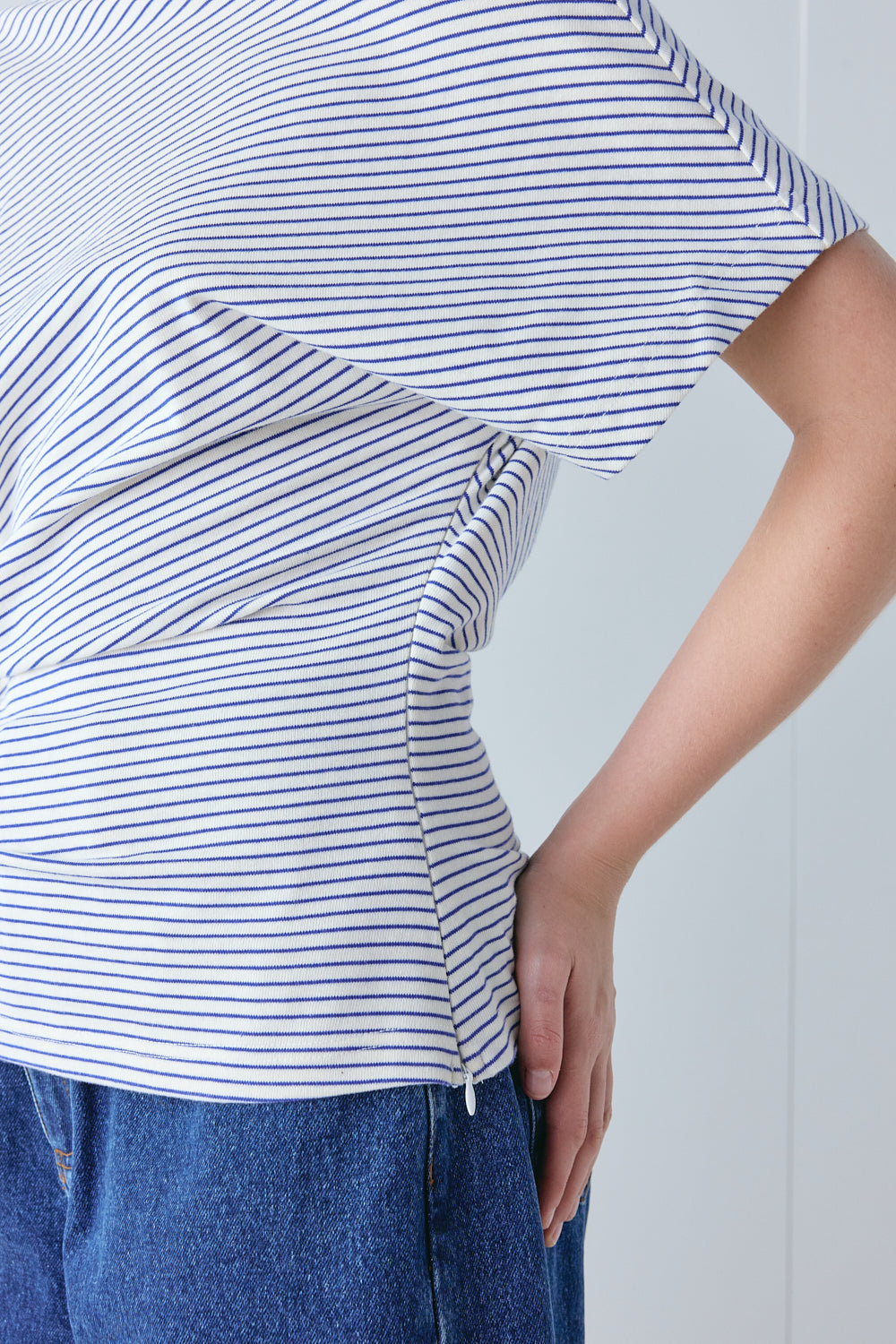 Liv Top Cobalt Stripe | VRG GRL discount