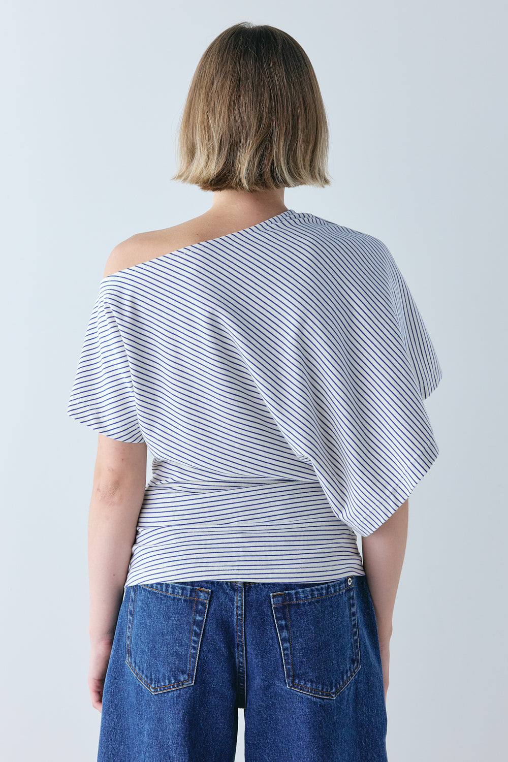 Liv Top Cobalt Stripe | VRG GRL discount