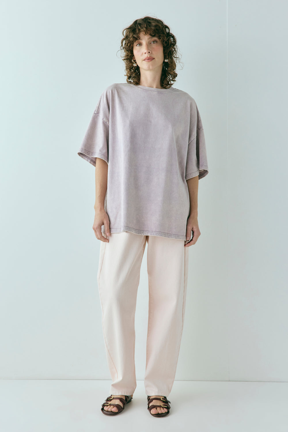 Willow Tee Chalk Mauve | VRG GRL on sale