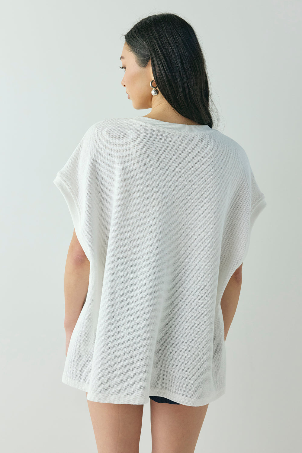 Lori Waffle Tank White | VRG GRL online