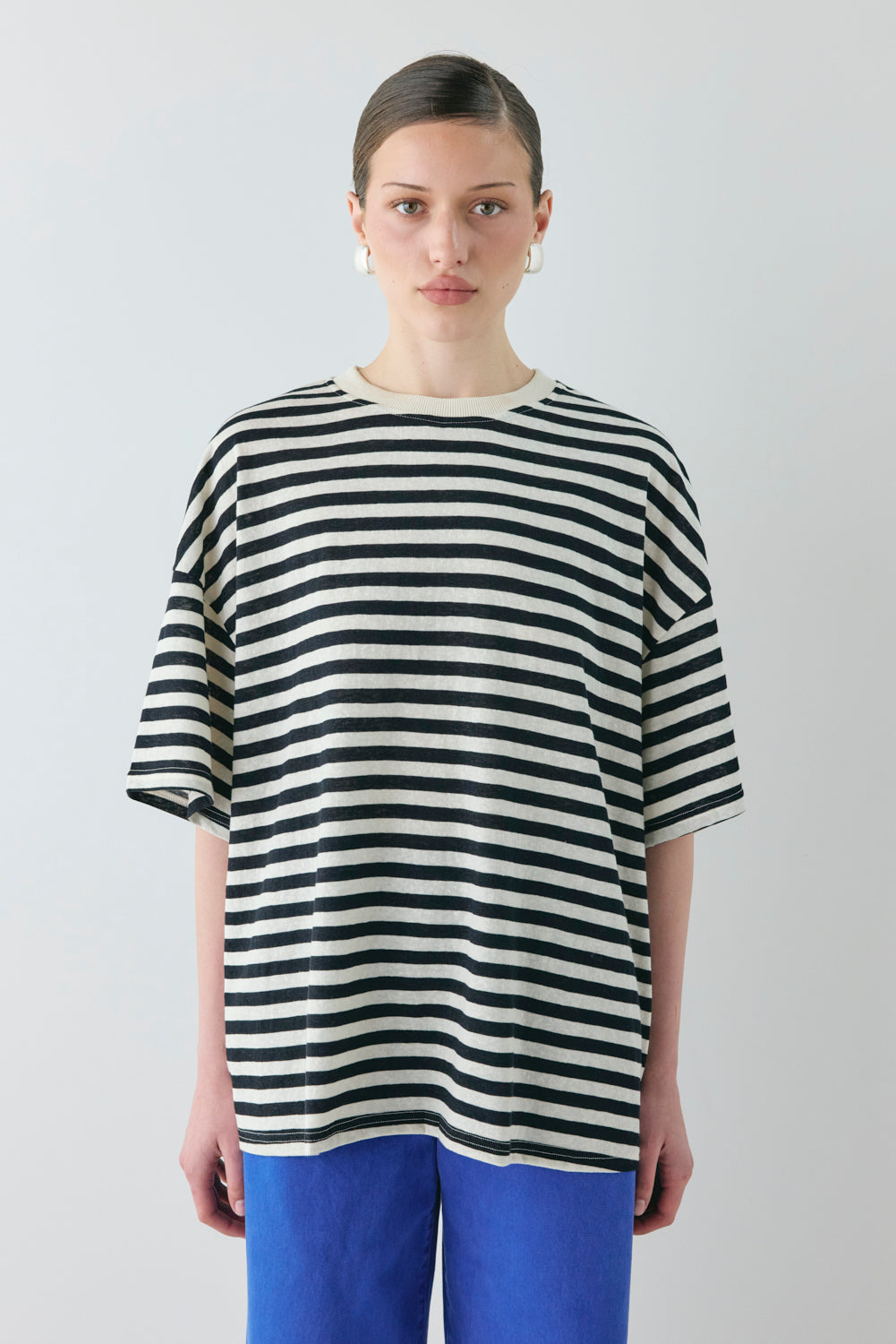 Willow Tee Black Stripe | VRG GRL for sale