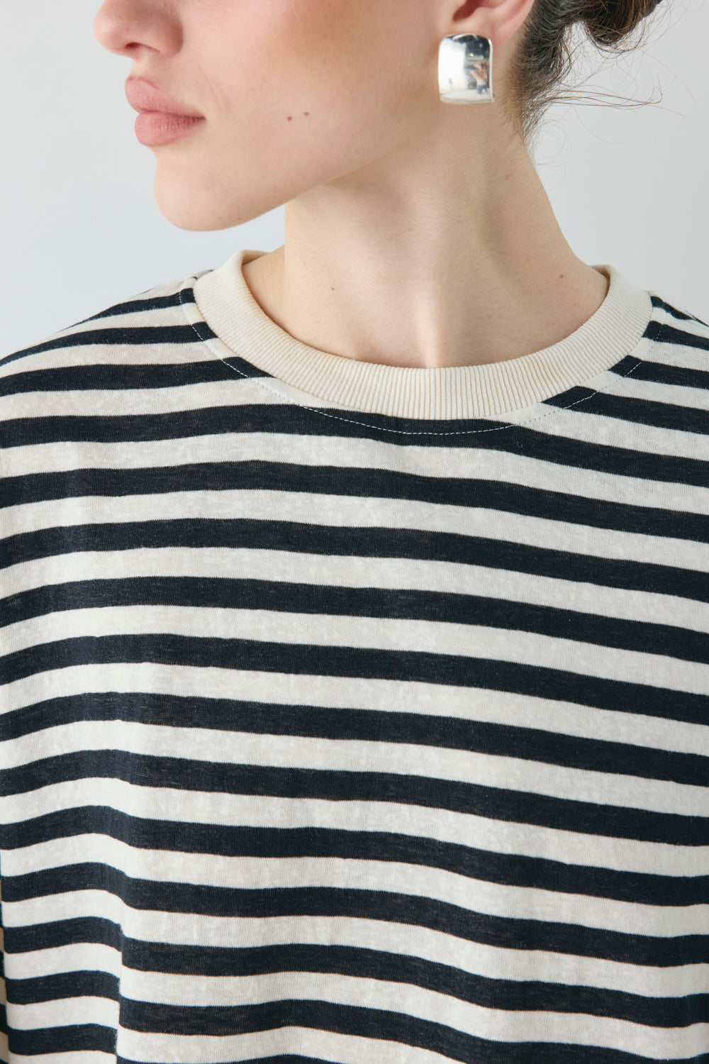 Willow Tee Black Stripe | VRG GRL for sale