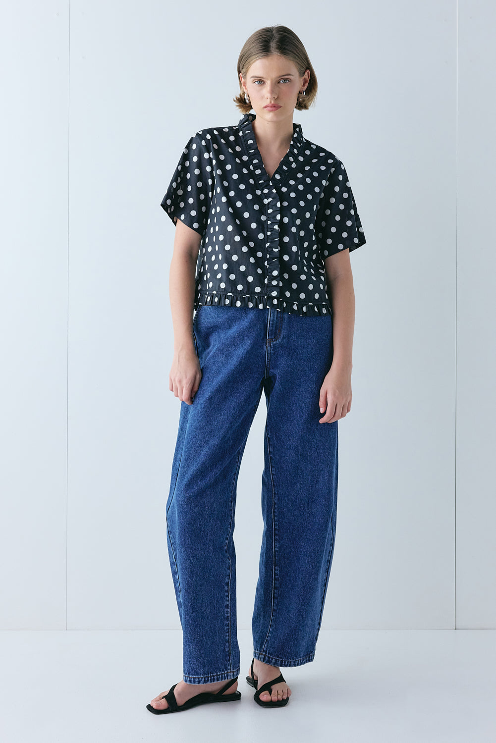 Piper Top Polka Dot | VRG GRL discount