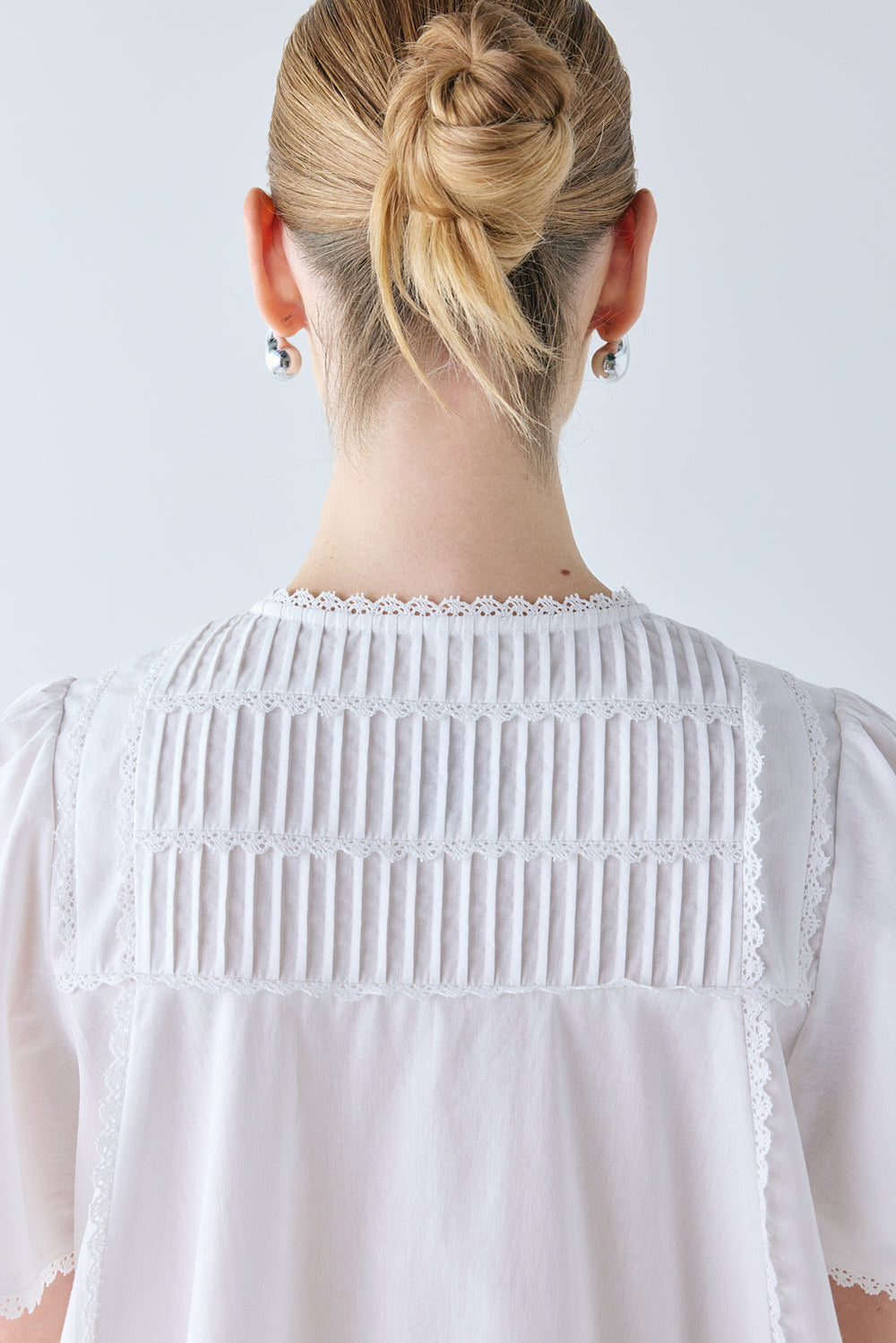 Henriette Smock Top White | VRG GRL sale
