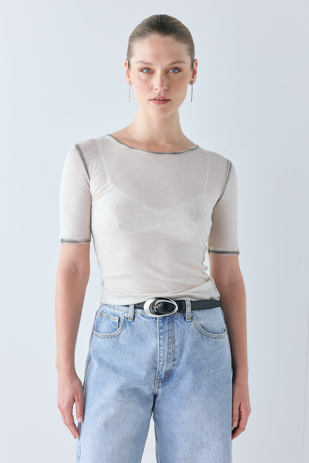 Gisele Merino Tee Spray | VRG GRL on sale