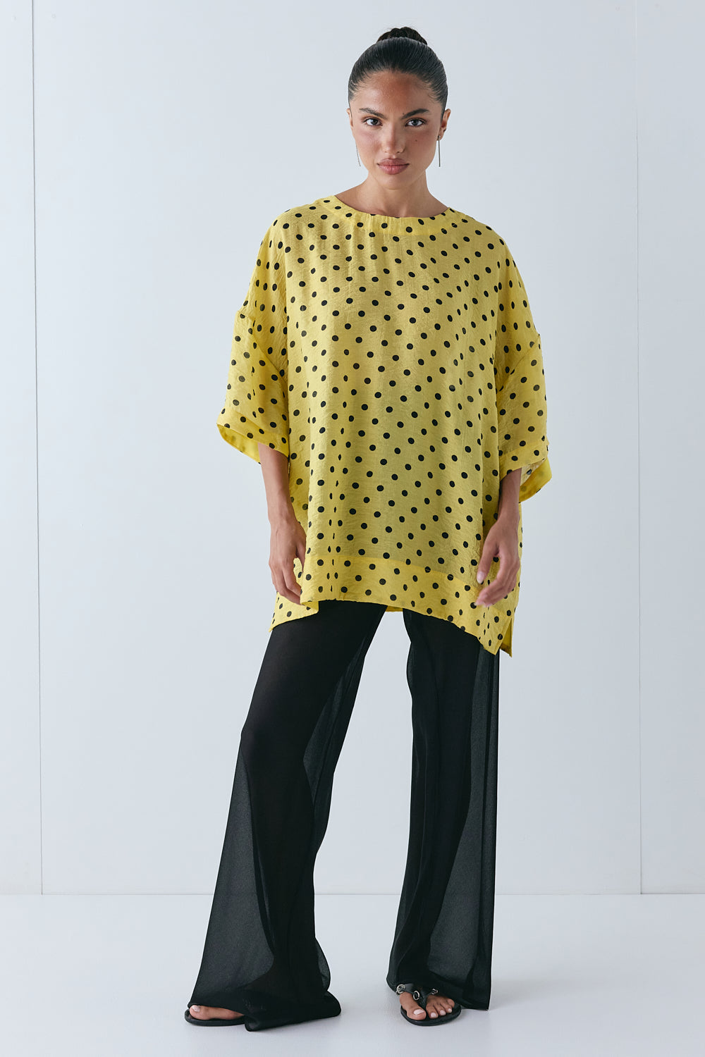 Esther Top Yellow Polka Dot | VRG GRL near me