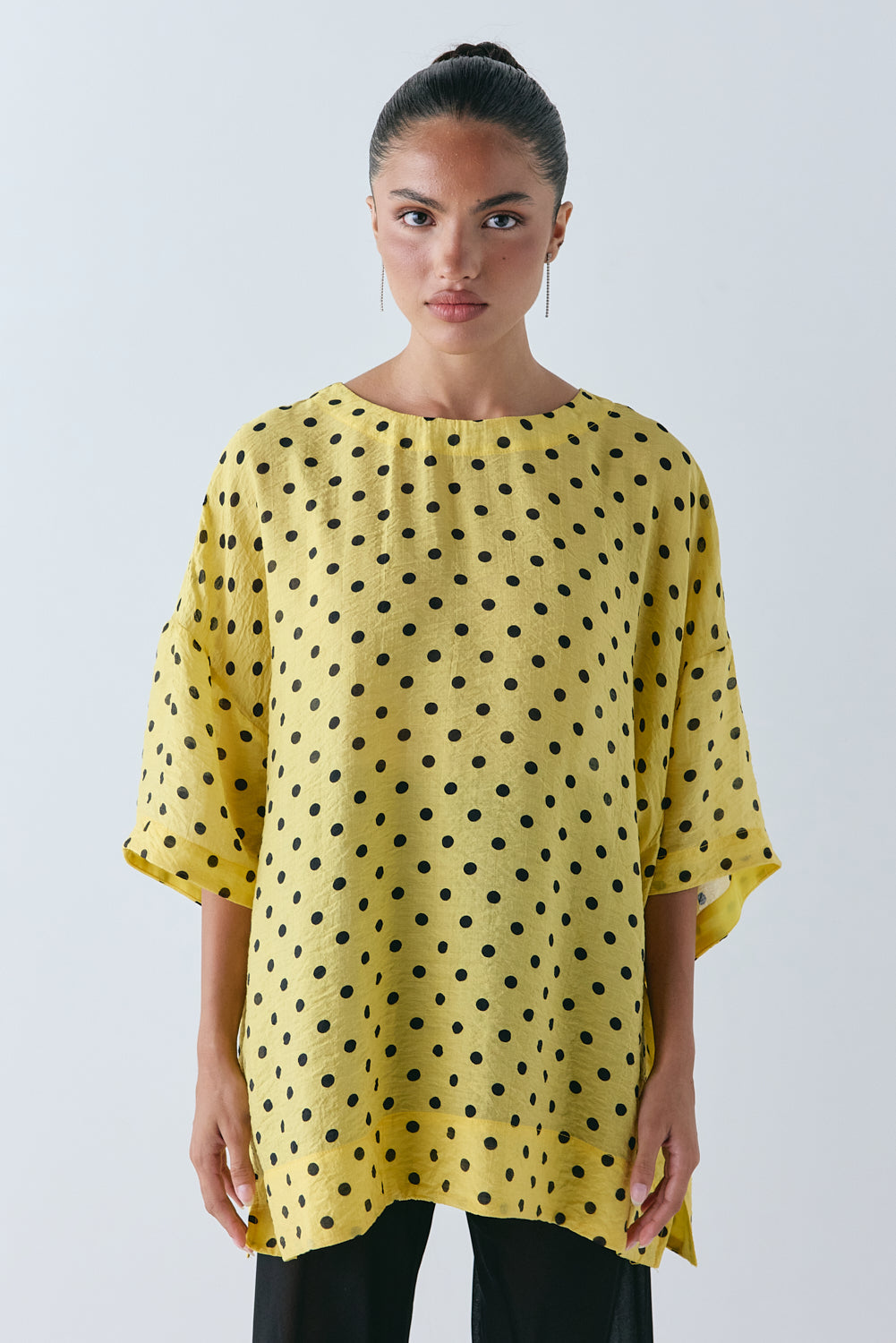 Esther Top Yellow Polka Dot | VRG GRL near me