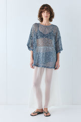 Arden Sequin Top Navy | VRG GRL for sale