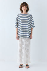 Willow Tee Blue Stripe | VRG GRL on sale
