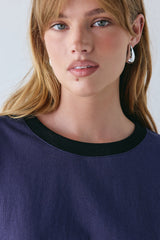 Willow Tee Navy | VRG GRL US
