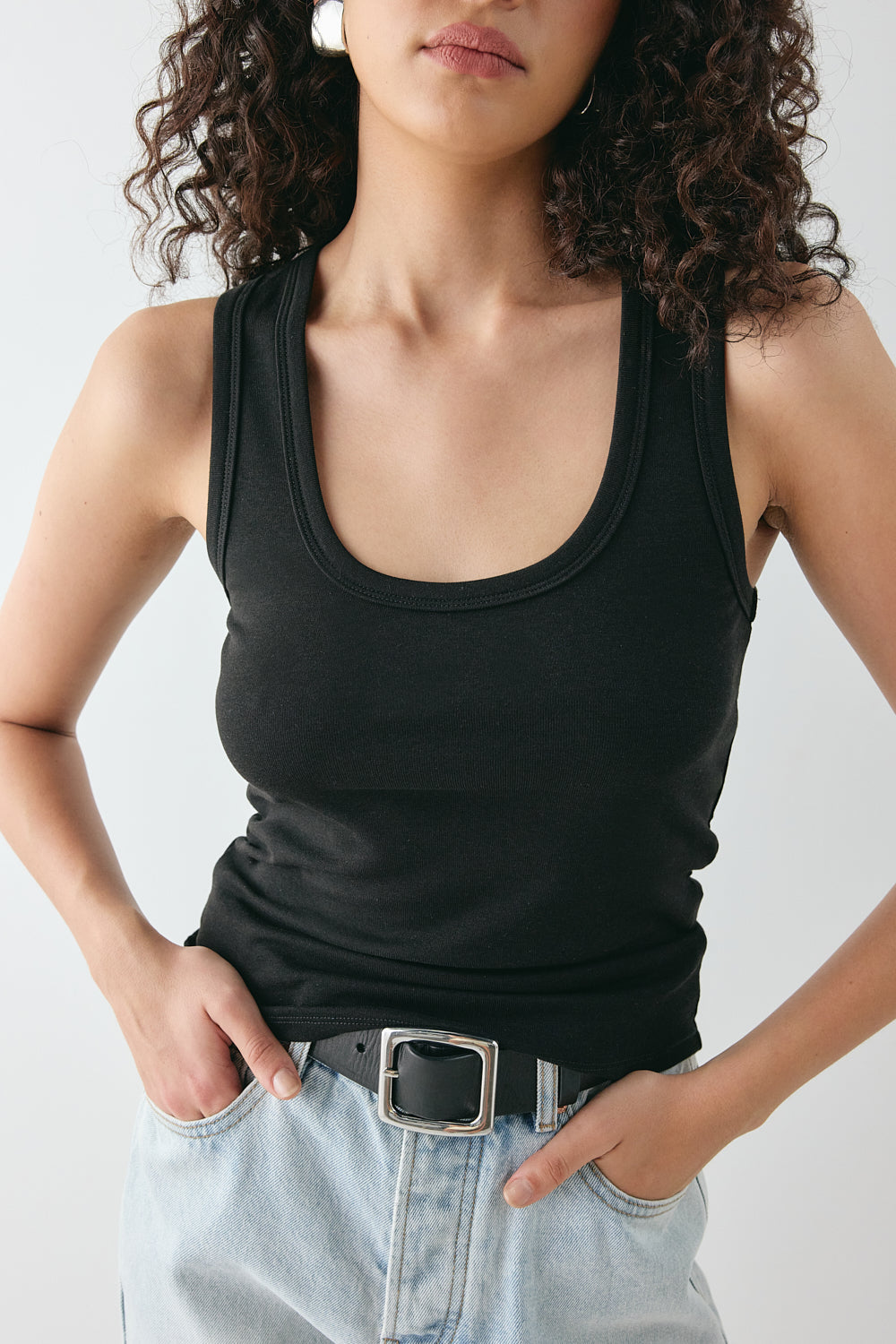 Cora Tank Black | VRG GRL for sale