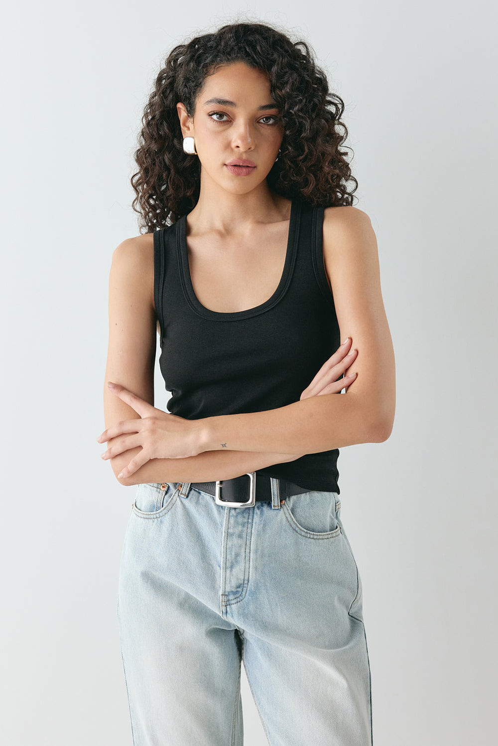 Cora Tank Black | VRG GRL for sale