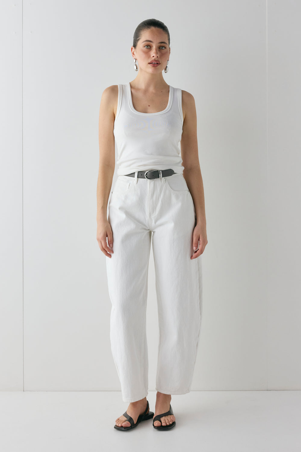 Cora Tank White | VRG GRL on sale