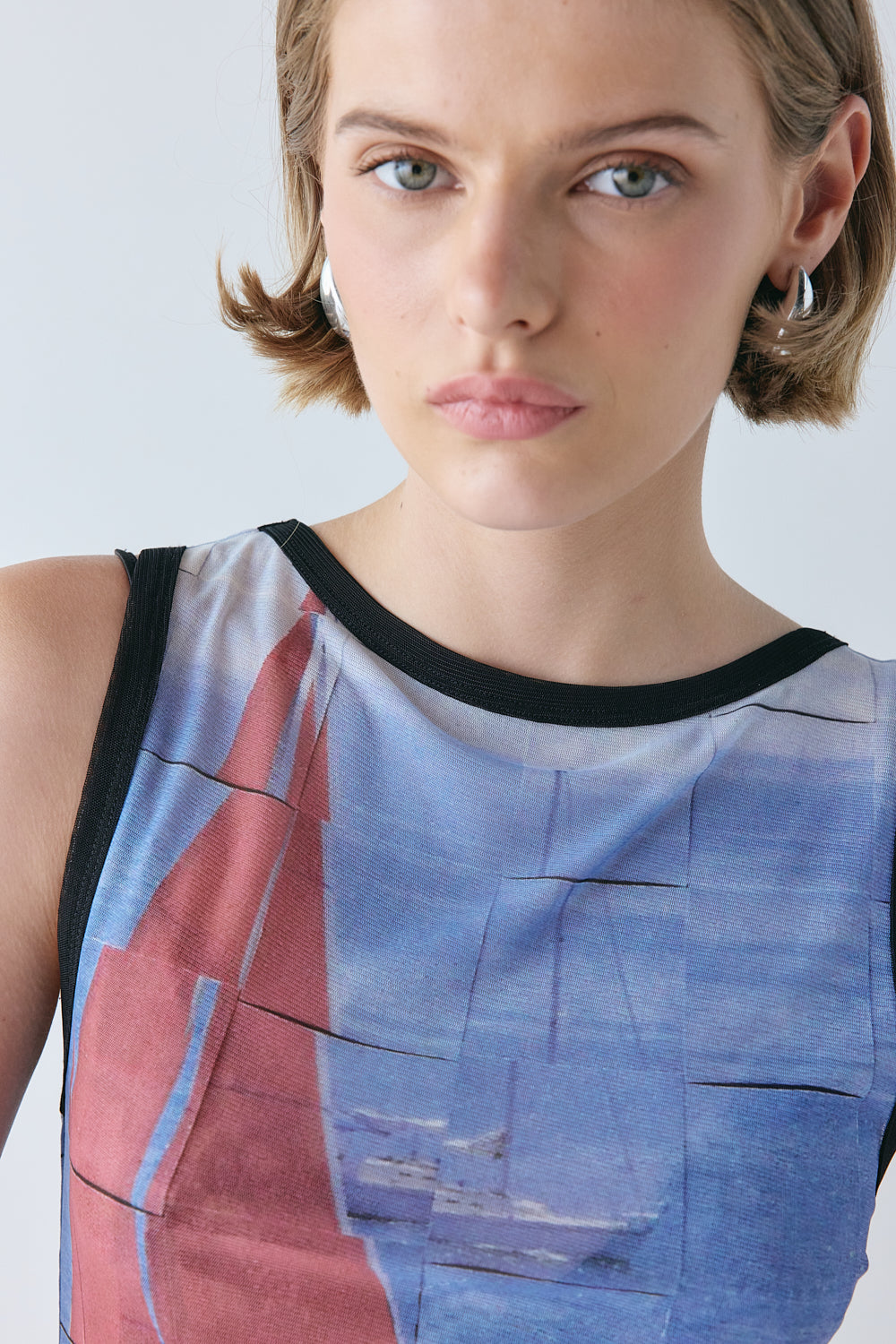 Alexia Mesh Top Sail | VRG GRL discount