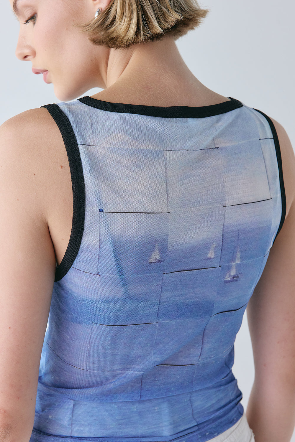 Alexia Mesh Top Sail | VRG GRL discount