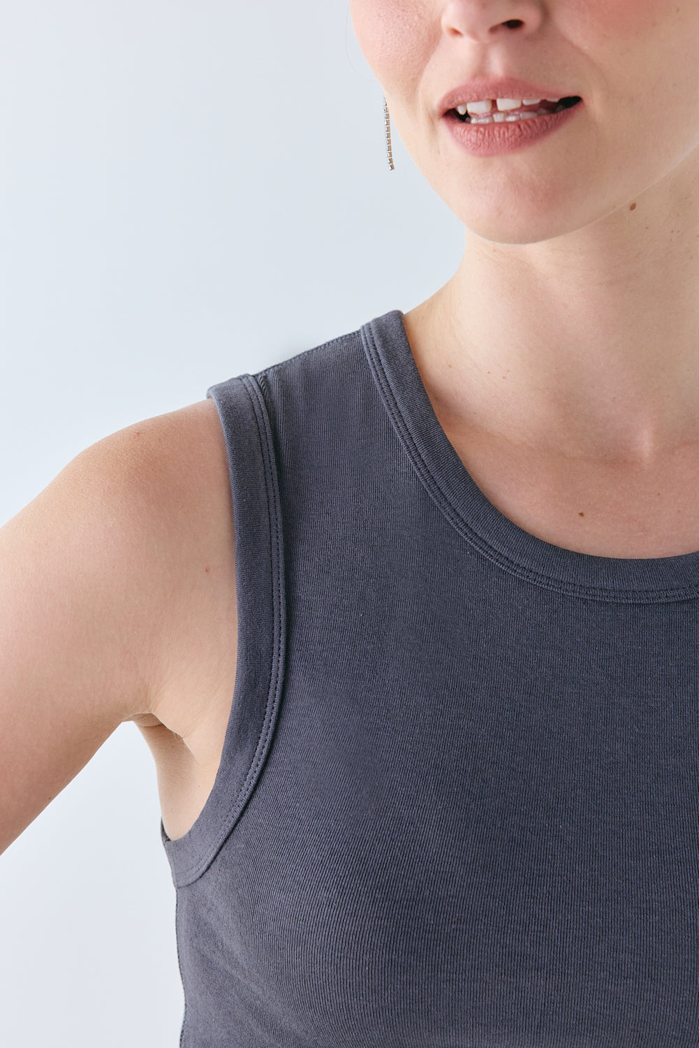 Mona Tank Charcoal | VRG GRL near me