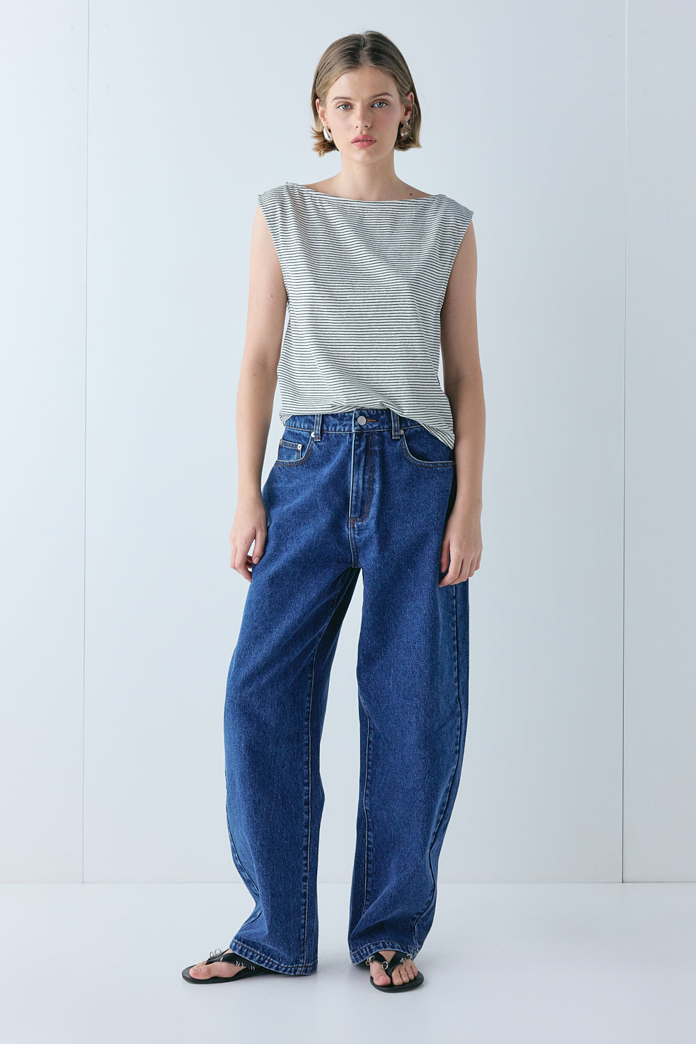 Joanna Top Stripe | VRG GRL for sale