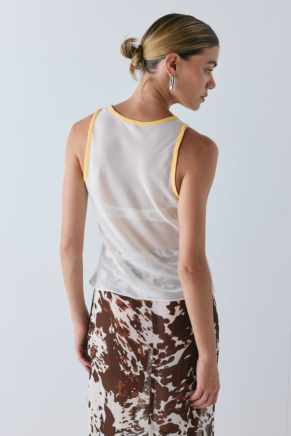 Pamela Sheer Top Cream | VRG GRL US