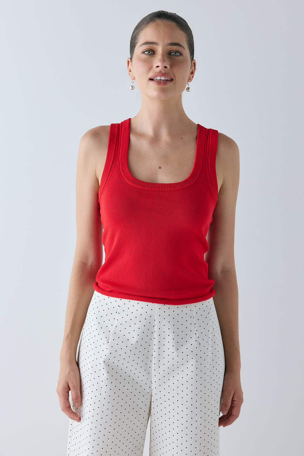 Kai Knit Tank Red | VRG GRL discount
