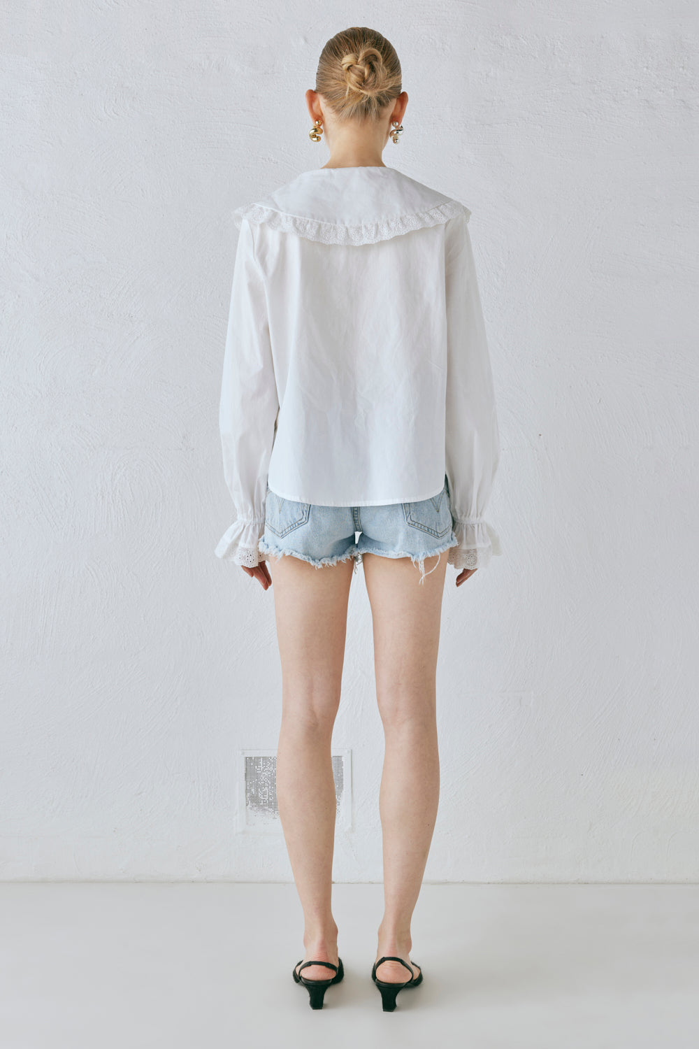 Mae Blouse White | VRG GRL on sale