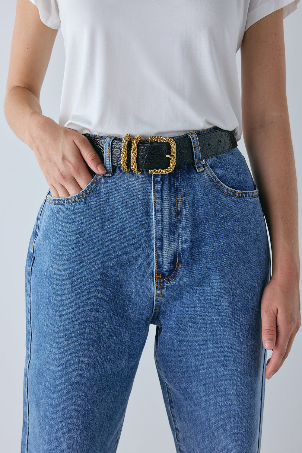 Lenah High Rise Denim Jeans Blue | VRG GRL near me