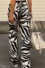 Manon Mid Rise Denim Jeans Zebra | VRG GRL near me