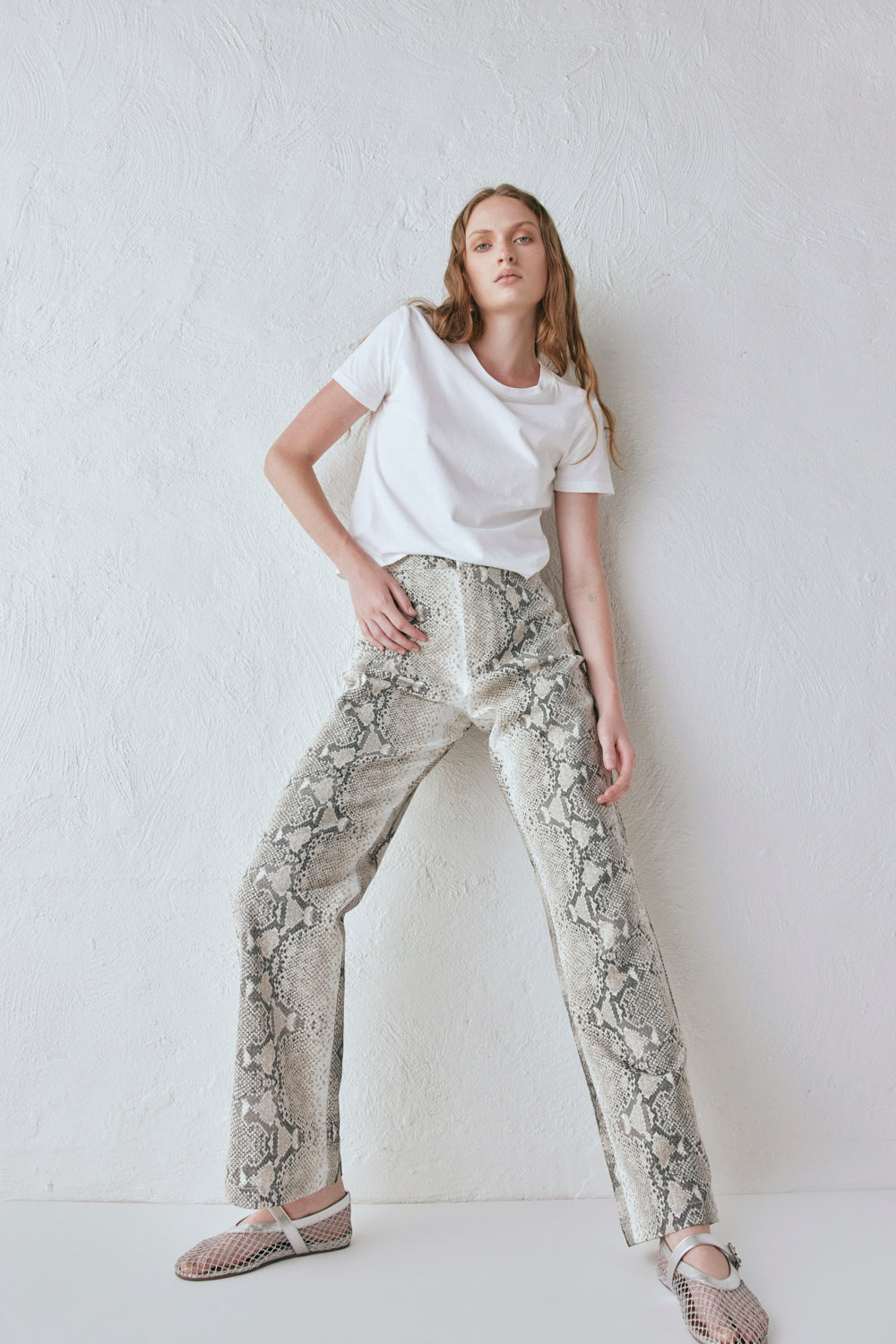 Rue High Rise Pants Snake | VRG GRL for sale