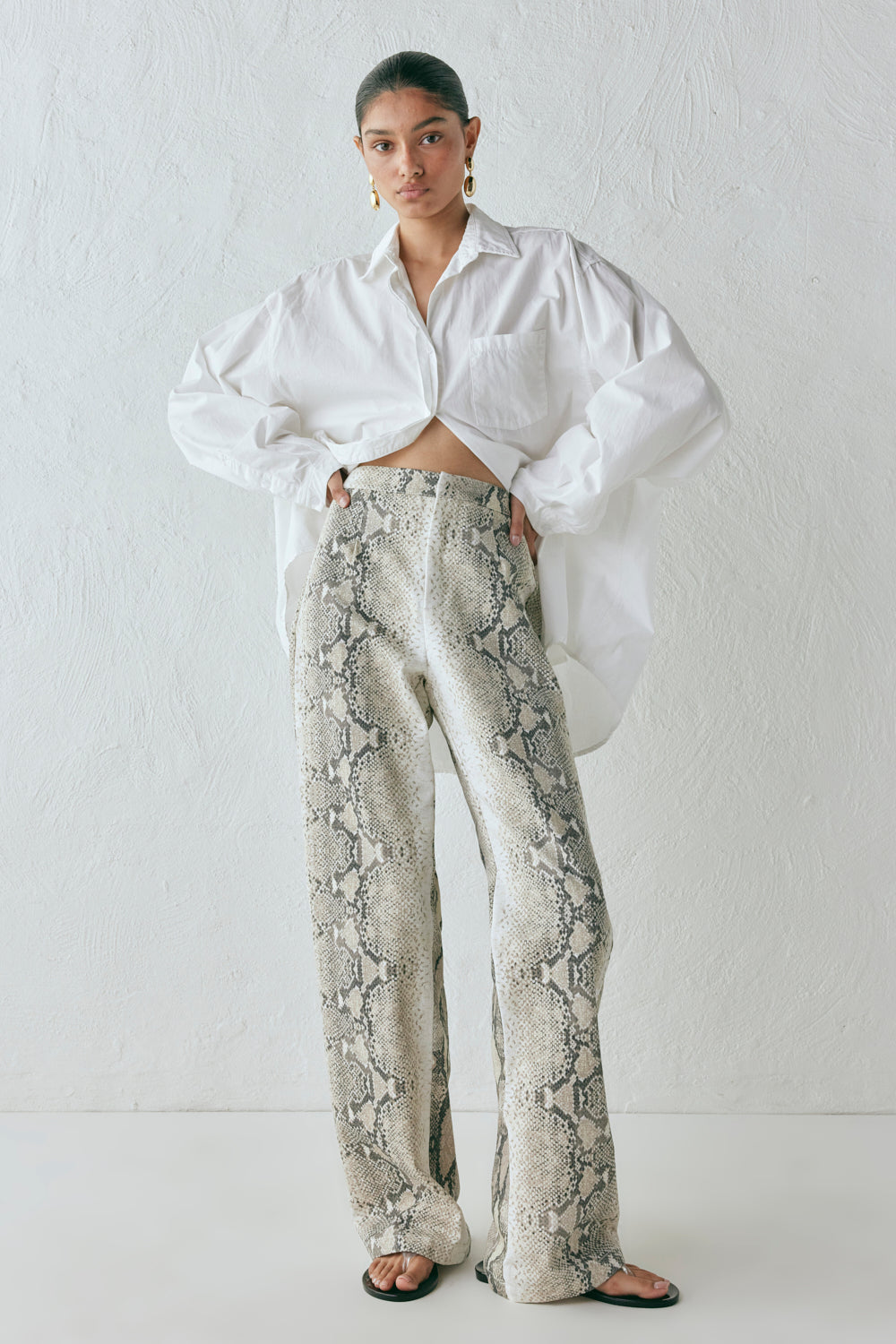 Rue High Rise Pants Snake | VRG GRL for sale