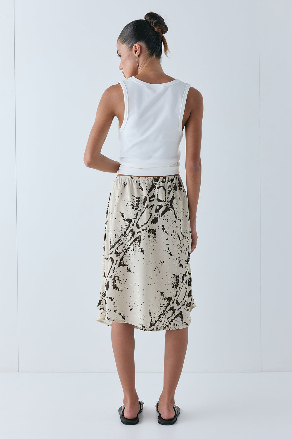 Marcia Midi Skirt Snake | VRG GRL sale