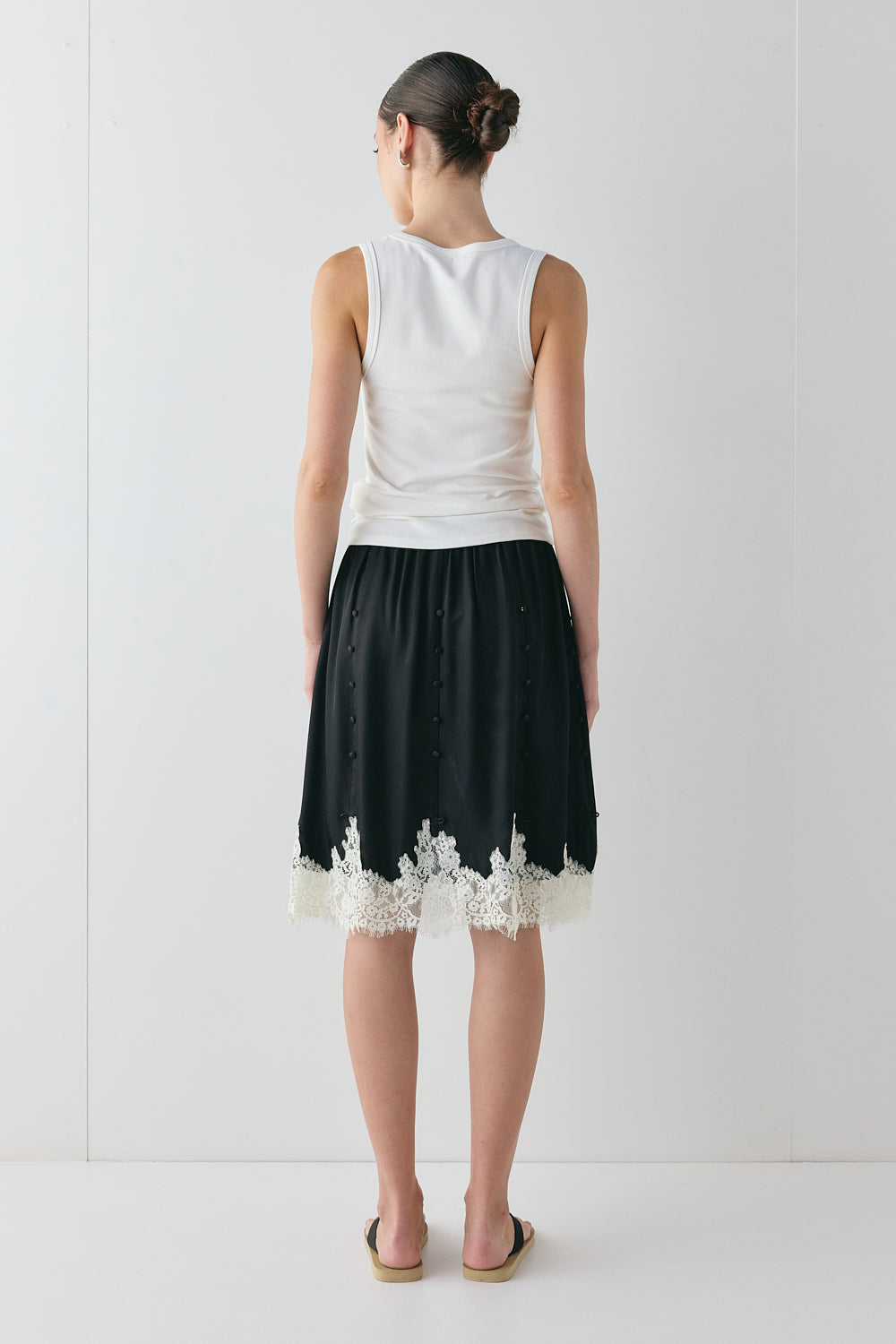 Thea Lace Skirt Black | VRG GRL sale