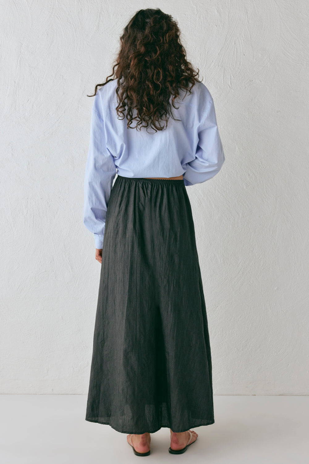 Solara Midi Skirt Black | VRG GRL sale