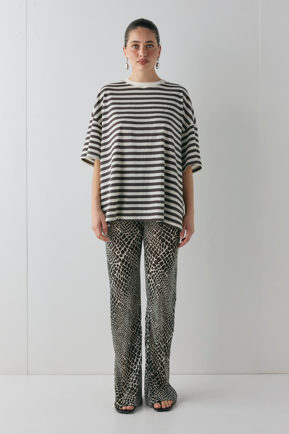 Remi Sheer Pants Croc | VRG GRL US