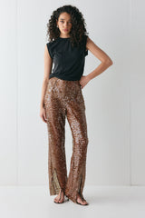 Eden Sequin Pants Brown | VRG GRL near me