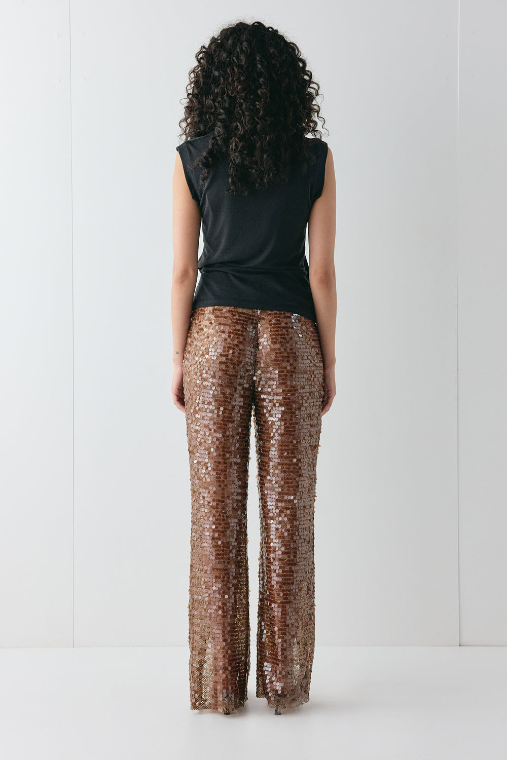 Eden Sequin Pants Brown | VRG GRL near me