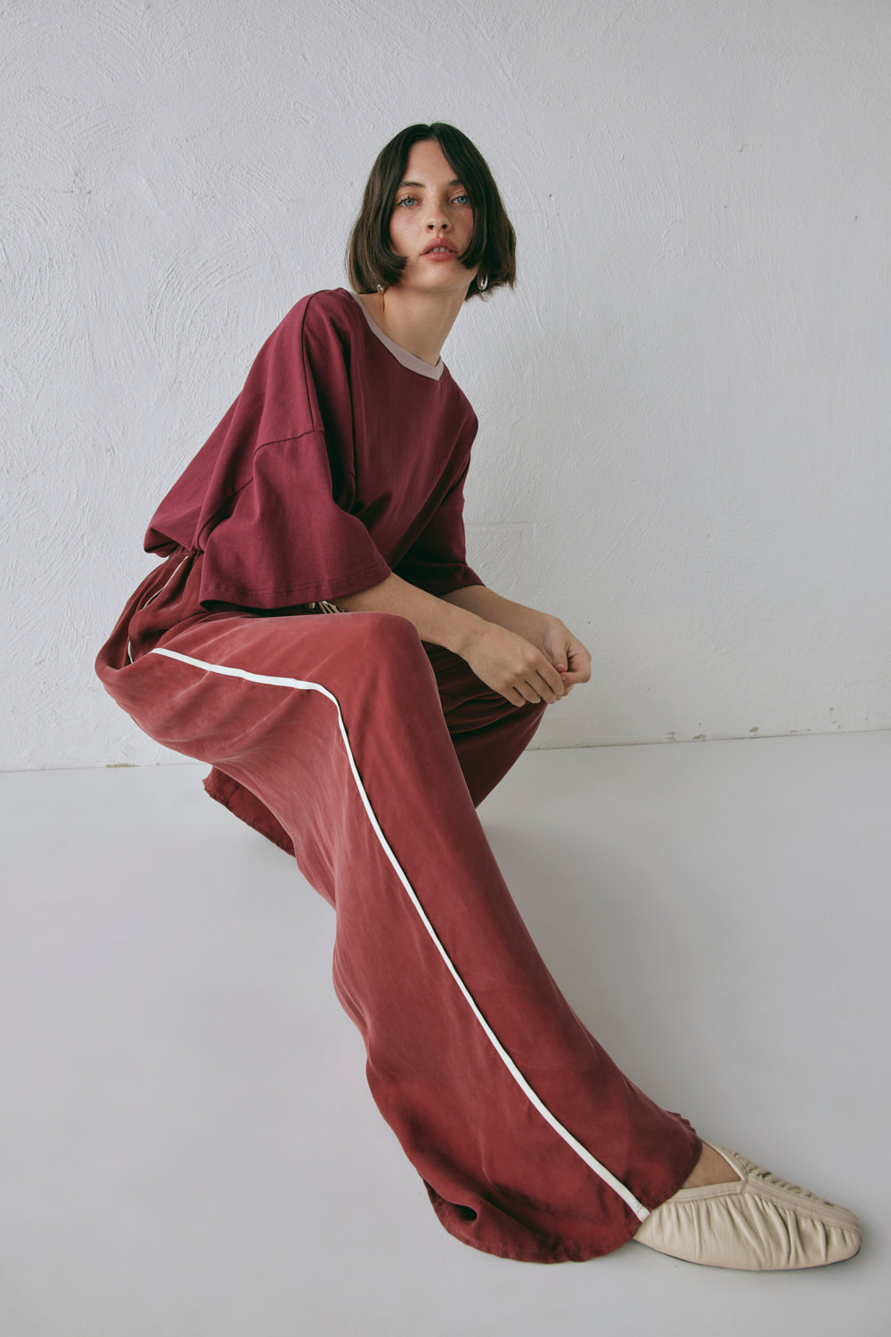 Moonscapes Pants Wine | VRG GRL discount