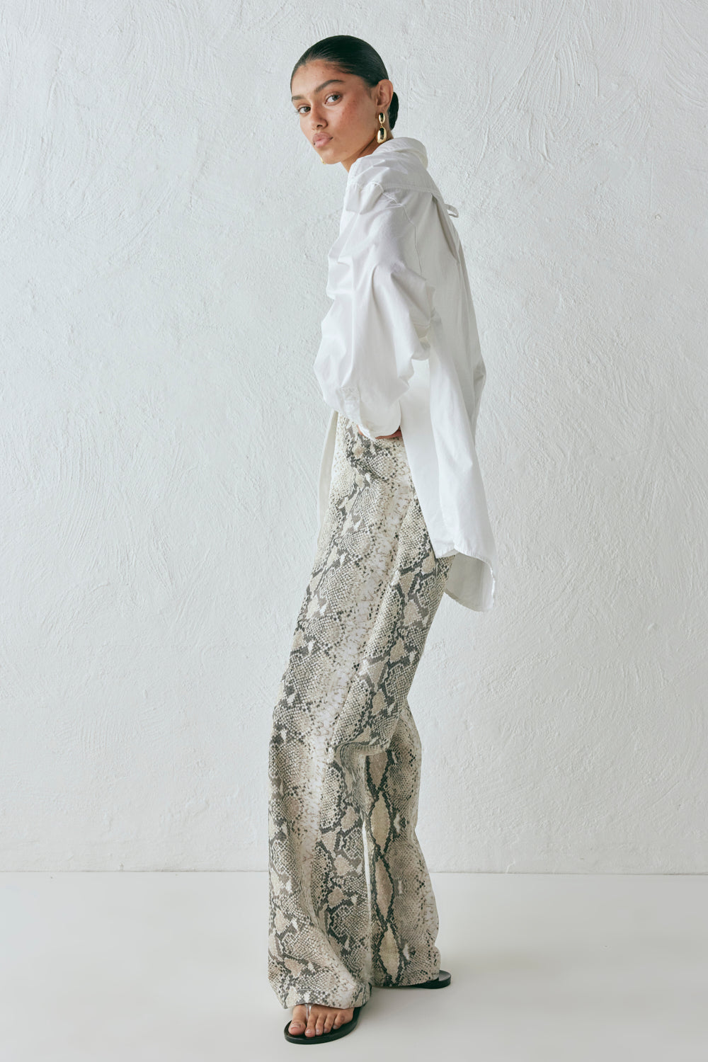 Rue High Rise Pants Snake | VRG GRL for sale