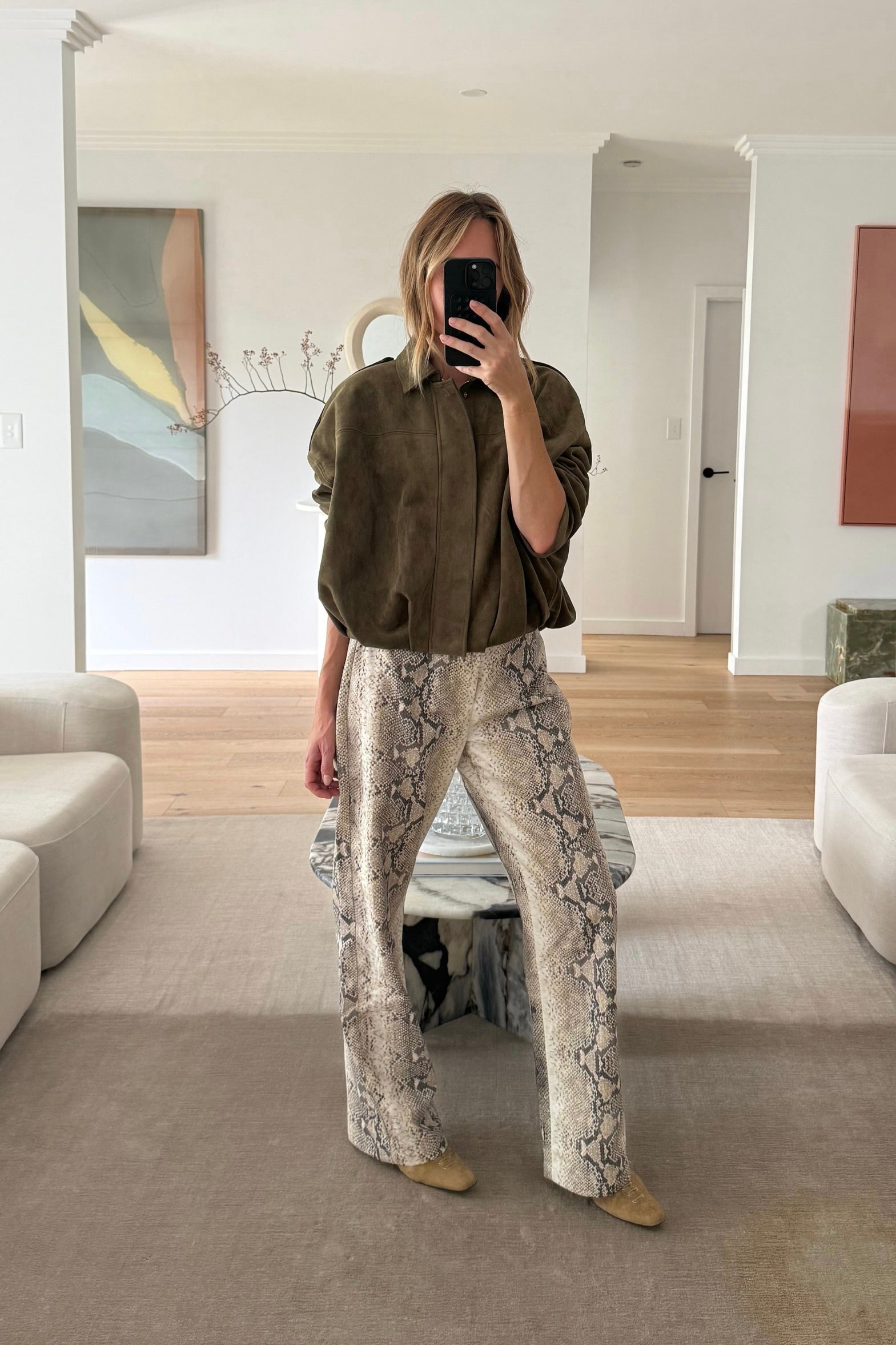Rue High Rise Pants Snake | VRG GRL for sale