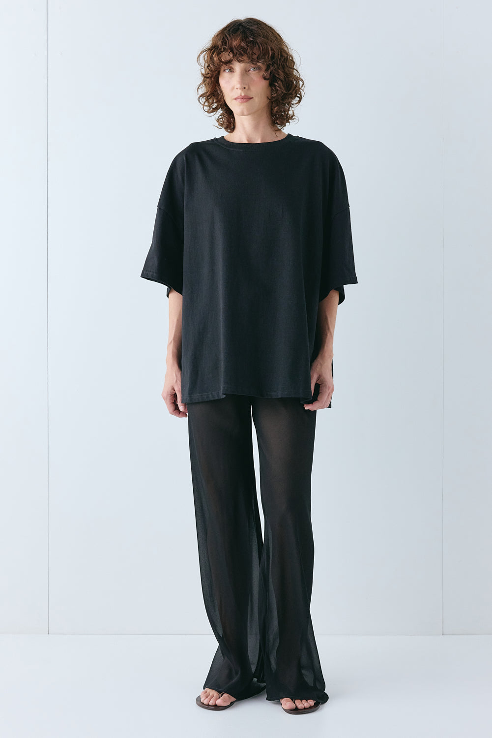 Remi Sheer Pants Black | VRG GRL US