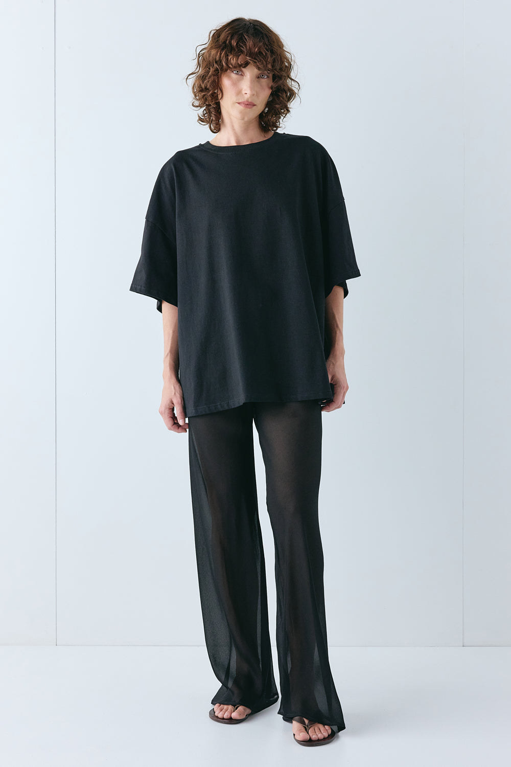 Remi Sheer Pants Black | VRG GRL US