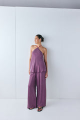 Allegra Pants Purple | VRG GRL near me
