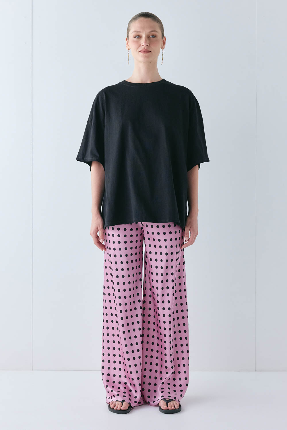 Remi Satin Pants Polka Dot | VRG GRL online