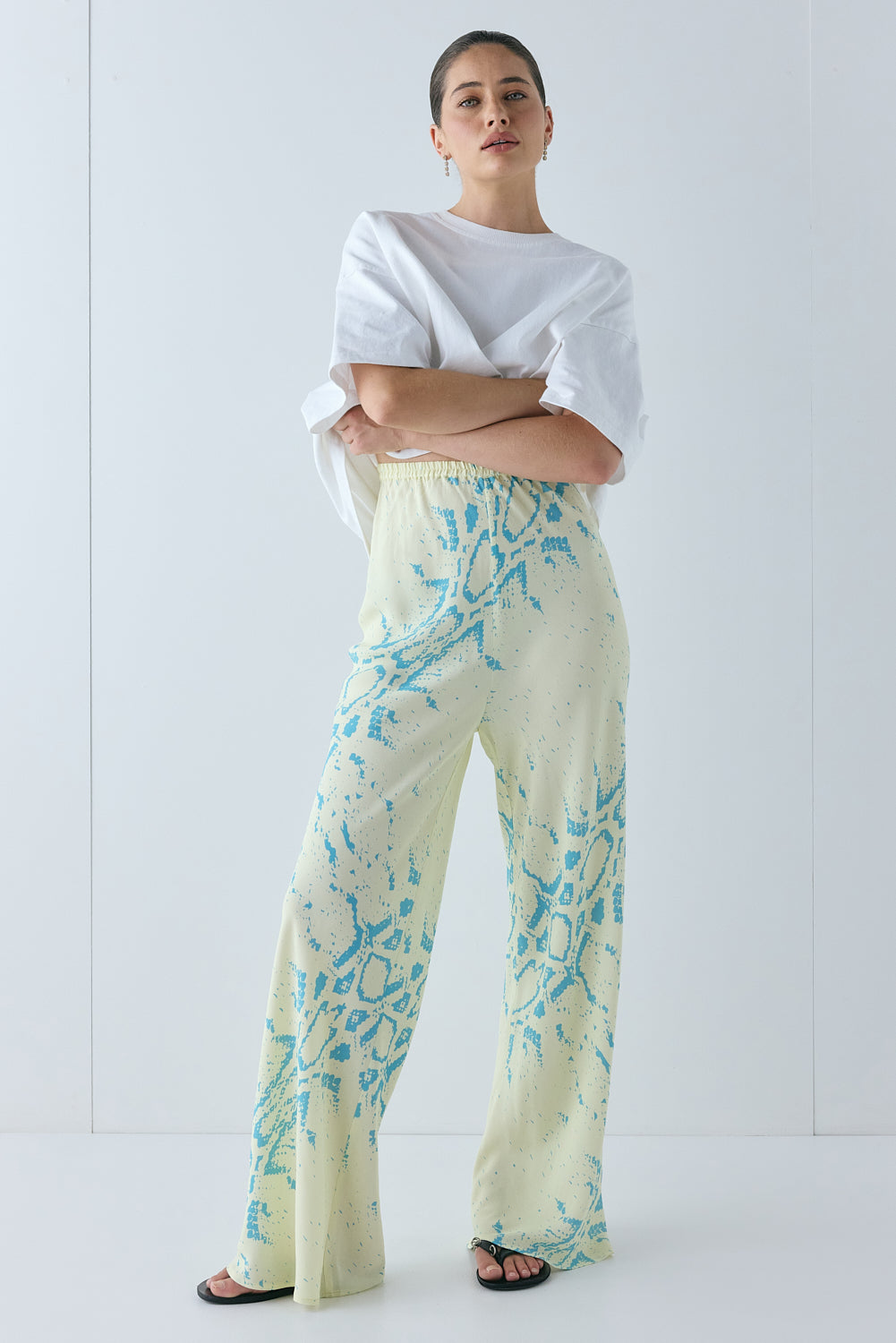 Remi Pants Yellow Snake | VRG GRL on sale