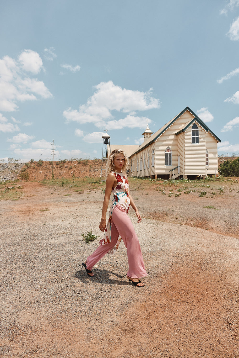 Remi Sheer Pants Pink | VRG GRL discount
